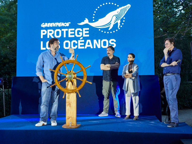 Evento de Greenpeace sobre proteger los océanos